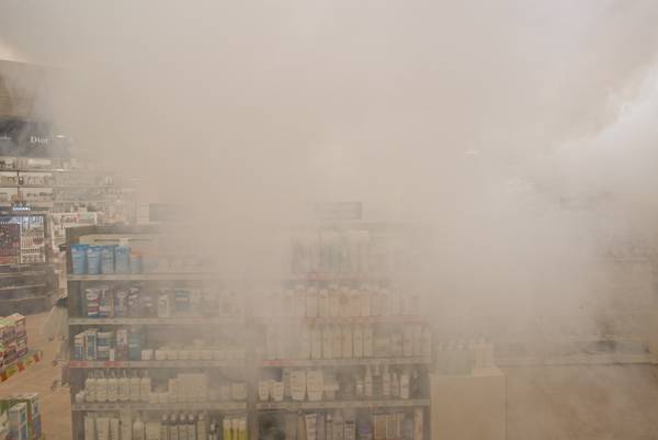 Générateur de brouillard en action AIX EN PROVENCE 